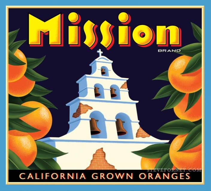 mission oranges label